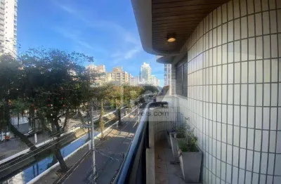 Apartamento com 3 dormitórios para alugar, 173 m² por r$ 8.150,00/mês - boqueirão - santos/sp