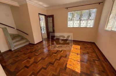 Casa com 3 dormitórios para alugar, 133 m² por r$ 7.320,00/mês - aparecida - santos/sp