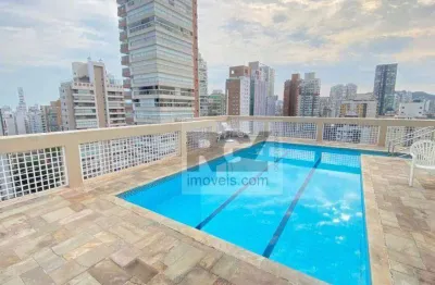 Apartamento com 2 dormitórios à venda, 67 m² por r$ 640.000,00 - boqueirão - santos/sp