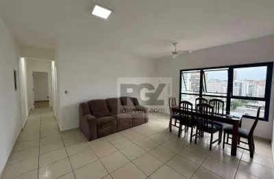 Apartamento com 2 dormitórios para alugar, 120 m² por r$ 7.500,00/mês - ponta da praia - santos/sp