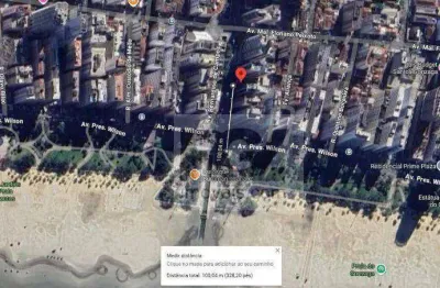 Terreno para alugar, 480 m² por r$ 30.000/mês - gonzaga - santos/sp