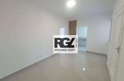 Apartamento com 2 quartos para alugar, 70 m² por r$ 2.800/mês - gonzaga - santos/sp