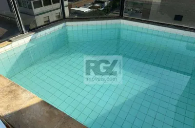 Cobertura à venda, 112 m² por r$ 955.000,00 - pompéia - santos/sp