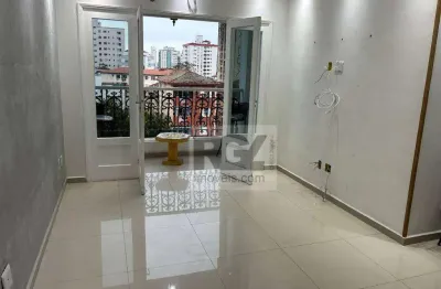 Apartamento com 2 dormitórios para alugar, 98 m² por r$ 4.500,00/mês - macuco - santos/sp