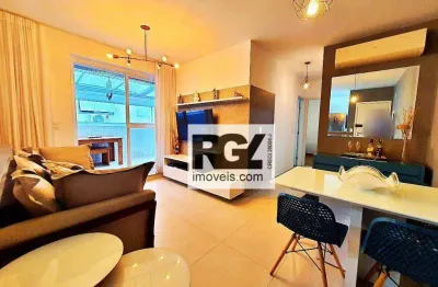 Apartamento com 2 dormitórios à venda, 89 m² por r$ 869.000,00 - ponta da praia - santos/sp