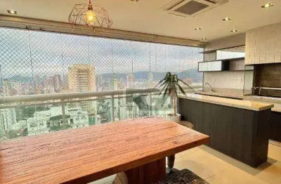 Apartamento com 3 dormitórios para alugar, 151 m² por r$ 14.000,00/mês - aparecida - santos/sp