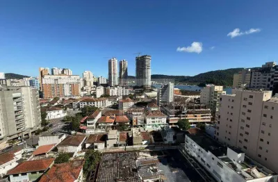 Apartamento com 3 quartos (1 suíte) - lazer completo - vista mar à venda, 96 m² por r$ 1.150.000 - ponta da praia - santos/sp