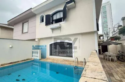 Casa com 3 dormitórios à venda, 170 m² por r$ 2.098.000 - ponta da praia - santos/sp