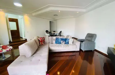 Apartamento com 3 dormitórios à venda, 175 m² por r$ 1.600.000,00 - boqueirão - santos/sp