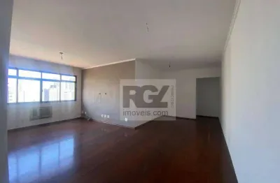 Apartamento com 3 dormitórios para alugar, 190 m² por r$ 5.900/mês - ponta da praia - santos/sp