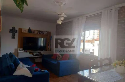 Apartamento com 3 quartos para alugar, 70 m² por r$ 2.300/pacote - aparecida - santos/sp
