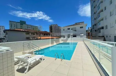 Apartamento com 1 dormitório à venda, 56 m² por r$ 490.000,00 - campo grande - santos/sp