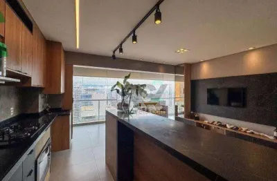 Apartamento com 1 dormitório para alugar, 57 m² por R$ 6.500,00/mês - Gonzaga - Santos/SP