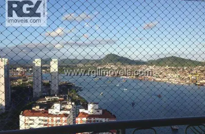 Cobertura à venda, 560 m² por r$ 12.000.000,00 - ponta da praia - santos/sp