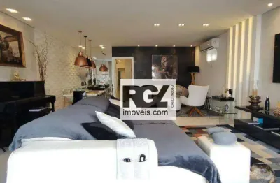 Apartamento com 3 dormitórios à venda, 170 m² por r$ 2.360.000,00 - gonzaga - santos/sp