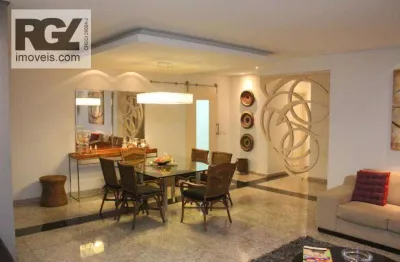 Apartamento com 3 dormitórios à venda, 192 m² por r$ 3.100.000,00 - embaré - santos/sp