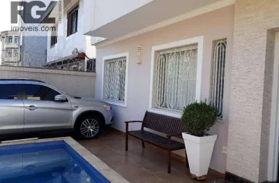 Sobrado com 4 dormitórios à venda, 280 m² por r$ 2.500.000,00 - ponta da praia - santos/sp