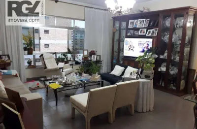 Apartamento com 3 dormitórios à venda, 150 m² por r$ 1.010.000,00 - pompéia - santos/sp