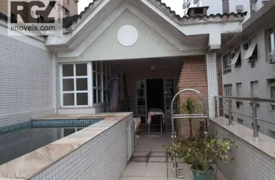 Casa com 5 dormitórios à venda, 320 m² por r$ 2.150.000 - aparecida - santos/sp