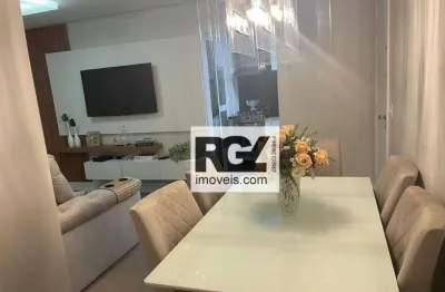 Apartamento com 2 dormitórios à venda, 68 m² por r$ 680.000 - gonzaga - santos/sp