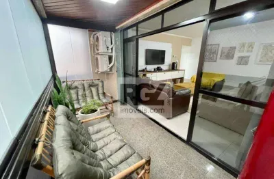 Apartamento com 3 dormitórios à venda, 154 m² por r$ 1.220.000,00 - ponta da praia - santos/sp