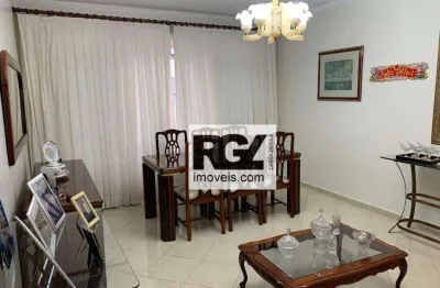 Apartamento com 3 dormitórios à venda, 128 m² por r$ 590.000,00 - embaré - santos/sp