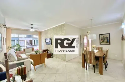 Apartamento com 3 dormitórios à venda, 126 m² por r$ 795.000,00 - embaré - santos/sp