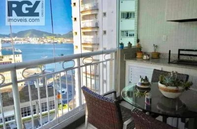 Apartamento com 3 dormitórios à venda, 199 m² por r$ 2.700.000,00 - ponta da praia - santos/sp