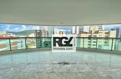Apartamento com 4 dormitórios à venda, 485 m² por r$ 7.738.000,00 - ponta da praia - santos/sp