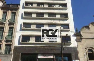 Andar corporativo para alugar, 300 m² por r$ 6.500,00/mês - centro - santos/sp