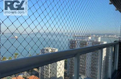 Apartamento com 1 quarto para alugar, 44 m² por r$ 5.000/mês - ponta da praia - santos/sp