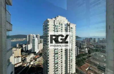 Apartamento com 1 dormitório para alugar, 50 m² por r$ 4.450,00/mês - ponta da praia - santos/sp