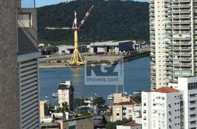 Apartamento com 1 dormitório à venda, 49 m² por r$ 695.000,00 - ponta da praia - santos/sp