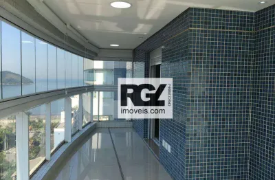 Apartamento com 4 dormitórios, 255 m² - venda por r$ 4.800.000,00 ou aluguel por r$ 30.000,00/mês - aparecida - santos/sp