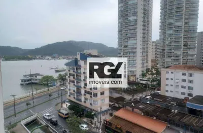 Apartamento com 2 dormitórios para alugar, 92 m² por r$ 4.800,00/mês - ponta da praia - santos/sp