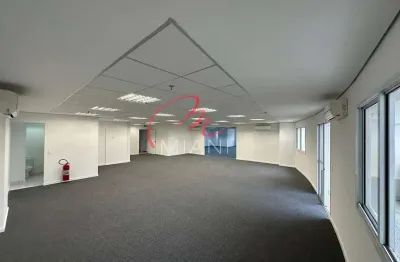 Sala comercial para locação com 163m², 3 vagas de garagem no condomínio villa lobos office park na