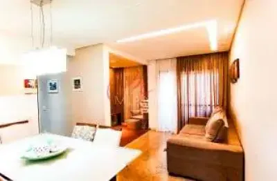 Apartamento mobiliado à venda com suíte, varanda e 2 vagas de garagem – próx. estádio 1º de maio, v