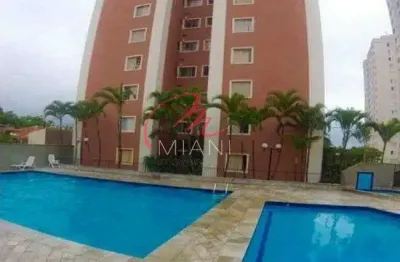 Apartamento à venda com 3 quartos (1 suíte), 77m², 1 vaga de garagem – próx. shopping interlagos –