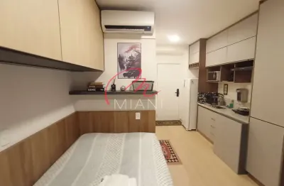 Studio mobiliado de alto padrão a 40m da faria lima – ideal para morar ou investir em pinheiros