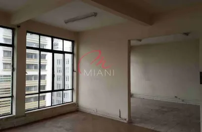 Conjunto comercial para locação na santa ifigênia com 95m², 1 banheiro - próximo da estação são ben
