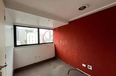 Sala comercial com 30m² para locação, recepção, banheiro e 1 vaga de garagem - próx. do metrô santa