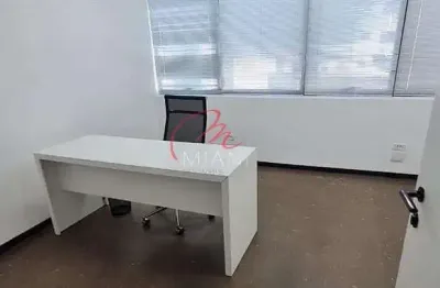 Sala comercial para locação com 61m², 2 salas, 2 banheiros, ar-condicionado, sala de reunião na san