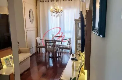 Apartamento à venda no cambuci com 61m², 3 quartos sendo 1 suíte e 2 vagas de garagem