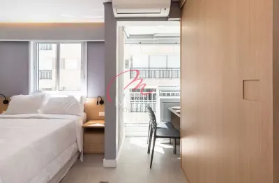 Studio para locação na bela vista com 20m², 100% mobiliado e decorado, o apartamento é completo e p