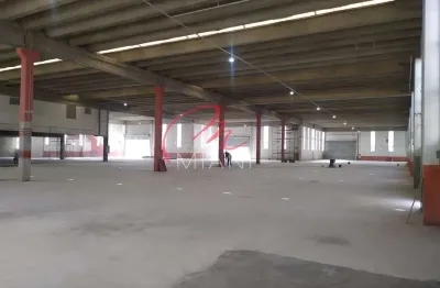 Galpão para locação com 5000m² e pé direito alto na vila jaguara