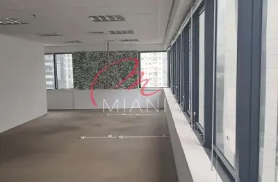 Conjunto comercial para locação no itaim bibi com 125m² e 2 vagas de garagem