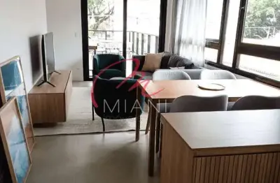 Apartamento para locação em pinheiros com 85m², 1 quarto e 1 vaga de garagem - próximo da estação f