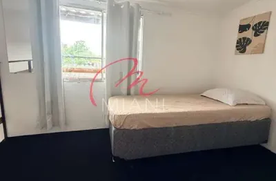 Kitnet Duplex para Locação com 35m²,  Mobiliada, Incluso IPTU e internet no aluguel - A apenas 15 m