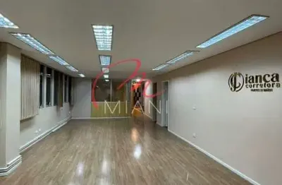 Conjunto comercial para locação na bela vista com 147m², 2 banheiros e 1 vaga de garagem