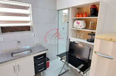 Kitnet para locação em santo amaro com 16m² e 1 quarto - próximo a estação largo treze